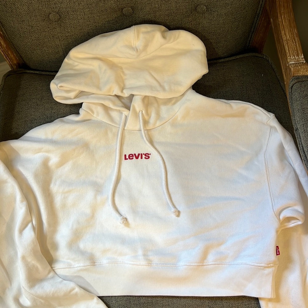 Cropped Levi’s hoodie